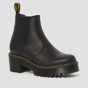 ROMETTY WYOMING LEATHER PLATFORM CHELSEA BOOTS